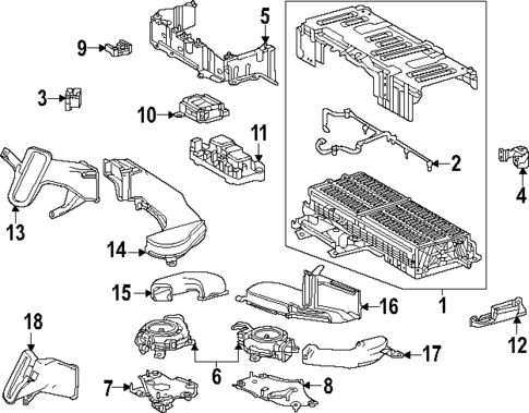 Battery for 2025 Toyota Sequoia #0