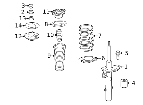 Struts & Components for 2009 Land Rover LR2 #0
