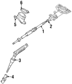 4521050031 - Steering: Upper Shaft for Lexus: LS400 Image