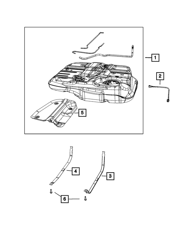 4766086AB - Fuel and Accelerator Pedal: Fuel Supply Jumper for Mopar Image
