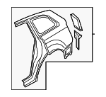 4M0809838 - Body: Quarter Panel for Audi: Q7, SQ7 Image