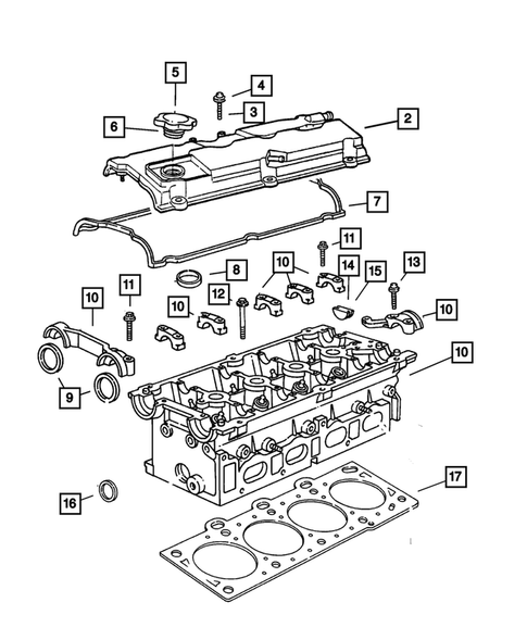 Cylinder Head for 2006 Jeep Wrangler #0