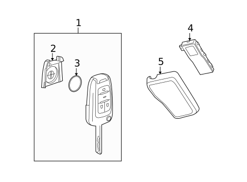 Keyless Entry Components for 2010 Chevrolet Equinox #0