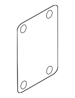 51127425457 - Body: Trailer Hitch Gasket for BMW Image