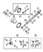 68004094AB - : Ring And Pinion Gear Kit for Jeep: Wrangler Image