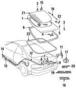 670052B520 - Body: Lift Gate for Toyota: Celica Image