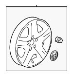 9598719 - : Wheel Cover for Buick: LaCrosse Image