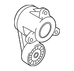 252803F500 - Cooling System: Belt Tensioner for Hyundai Image