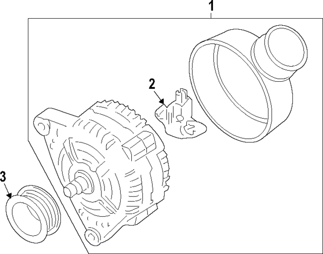 7K903023A - : Alternator for Audi Image