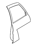 22689963 - Body: Door Frame Assembly for Saturn: L100, L200, L300, LS, LS1, LS2 Image