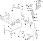 971407182D - : Front Insulator for Audi: e-tron GT, RS e-tron GT Image