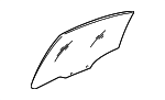 15256610 - Body: Door Glass for Buick: LeSabre Image