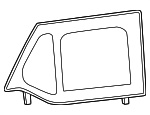 6QE95SX9AE - Body: Door Glass for Mopar Image