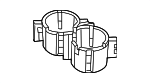 976858569BLK - Body: Front Cup-holder for Porsche Image