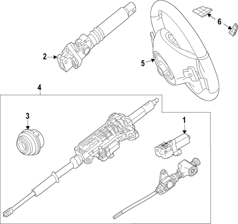 Steering Wheel for 2023 Mercedes-Benz EQS 450 SUV #0