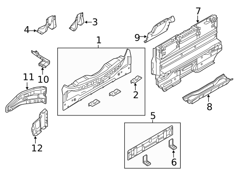 Rear Body for 2012 Nissan Murano #0