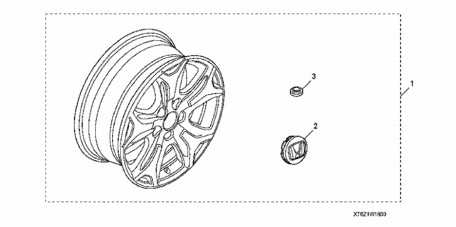 Alloy Wheel (Machined/Painted) (18