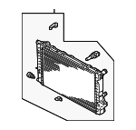 4D0121251F - Cooling System: Radiator for Audi: A8, A8 Quattro Image