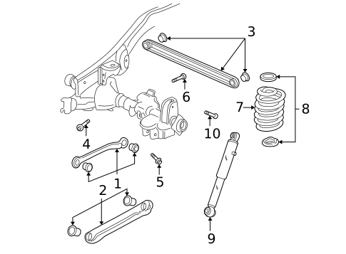 Shocks & Struts for 2006 Cadillac Escalade EXT #0