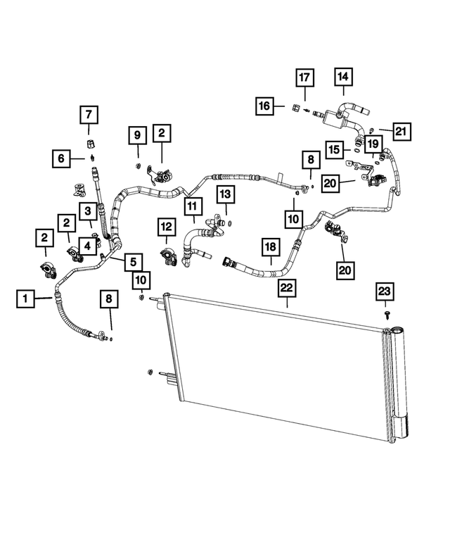 6106984AA - Air Conditioners and Heaters: Nut for Dodge: Hornet | Fiat: 500L, 500X | Jeep: Compass, Renegade | Ram: ProMaster 1500, ProMaster 2500, ProMaster 3500, ProMaster EV Image