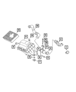 6104787AA - Fuel: Clamp for Mopar Image