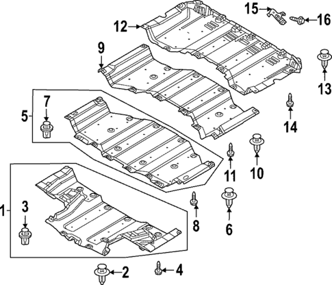 Under Cover & Splash Shields for 2023 Mazda MX-30 EV #0