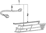 MB377981 - Electrical: Side Marker Lamp for Chrysler: Conquest Image