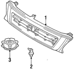 5311116420A0 - Body: Grille for Toyota: Tercel Image