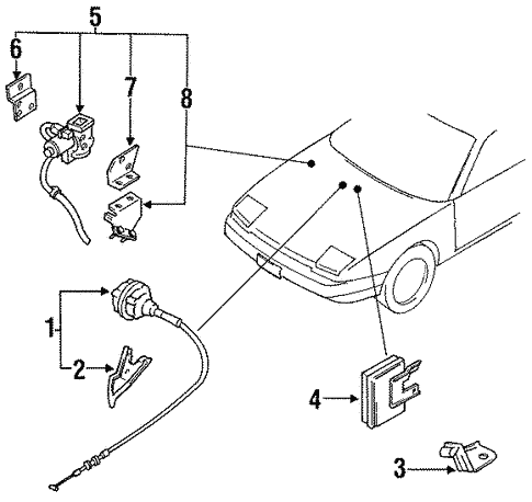 f23・f27・f24 Cruise Control for 1993 Nissan 240SX | OEM Parts Online
