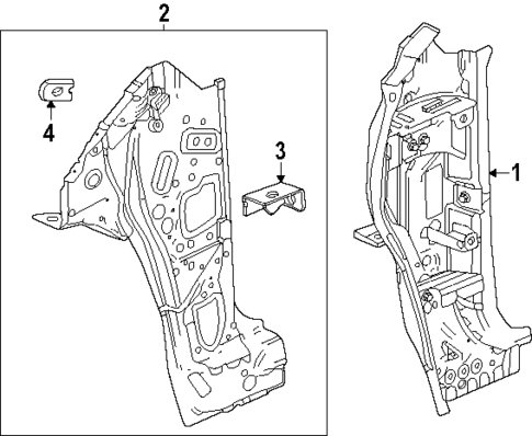 Hinge Pillar for 2025 GMC Terrain #0