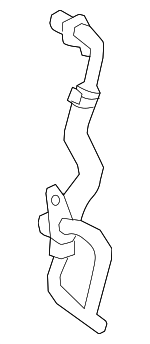 11538611277 - Engine: Engine Coolant Hose for BMW: 340i, 340i GT xDrive, 340i xDrive, 440i, 440i Gran Coupe, 440i xDrive, 440i xDrive Gran Coupe, 540i, 540i xDrive, 640i xDrive Gran Turismo, 740i, 740i xDrive, M240i, M240i xDrive, X3, X4 Image