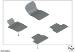 51475A45A88 - : Set Of Floor Mats for BMW Image