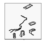 3L8Z19G323AA - Electrical: Drop Down DVD System for Ford: Escape | Mercury: Mariner Image