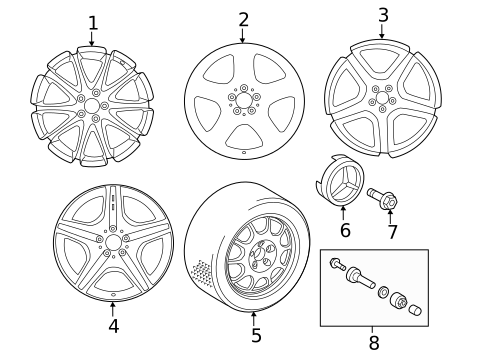 Wheels for 2011 Mercedes-Benz R 350 #0