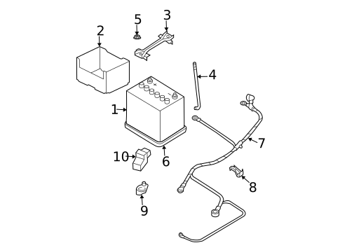 Battery for 2005 Subaru Forester #0