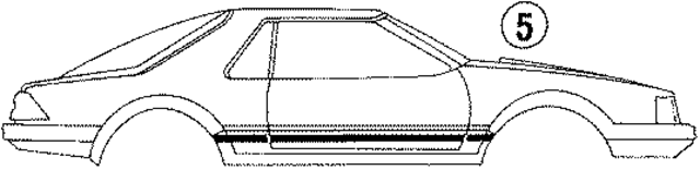 E8FZ6120000AA - Body: Stripe Tape for Ford Image