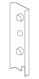 4C3Z25021A12AA - Body: Reinforcement for Ford: F-250 Super Duty, F-350 Super Duty, F-450 Super Duty, F-550 Super Duty Image