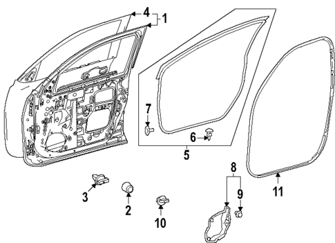 Door & Components for 2025 Toyota 4Runner #0