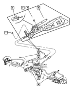 52128919AF - Parking Brake: Parking Brake Lever Sled for Mopar Image image