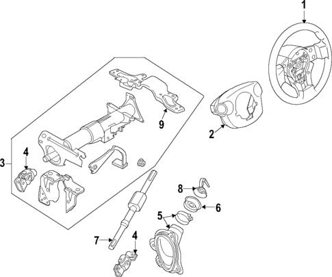 Steering Wheel for 2013 Nissan 370Z #0