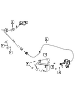 68596112AB - Transmission: Gearshift Control Cable for Ram: 2500, 3500 Image