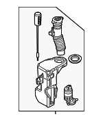 68439617AA - Body: Washer Fluid Reservoir for Jeep: Renegade Image