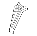 1J0805567 - Body: Hood Latch Support for Volkswagen: Jetta Image