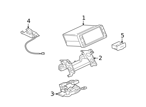 Navigation System Components for 2017 Mitsubishi Lancer #0