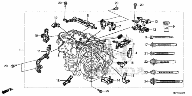 Engine Wire Harness (1.5L) for 2016 Honda Civic #0