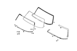 1116738665 - : Sealing Rail for Mercedes-Benz Image