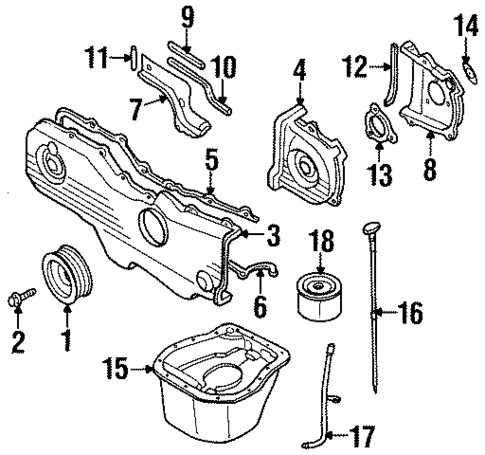 Engine Parts for 1999 Subaru Legacy #0