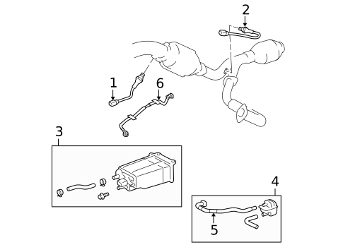 Emission Components for 2012 Toyota FJ Cruiser #0