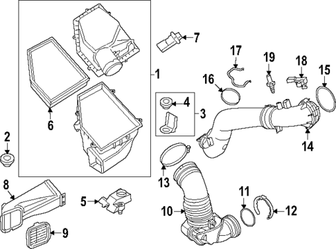 Air Intake for 2025 BMW 550e xDrive #0