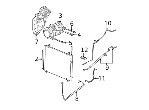 Hoses & Pipes for 2003 Cadillac CTS #0